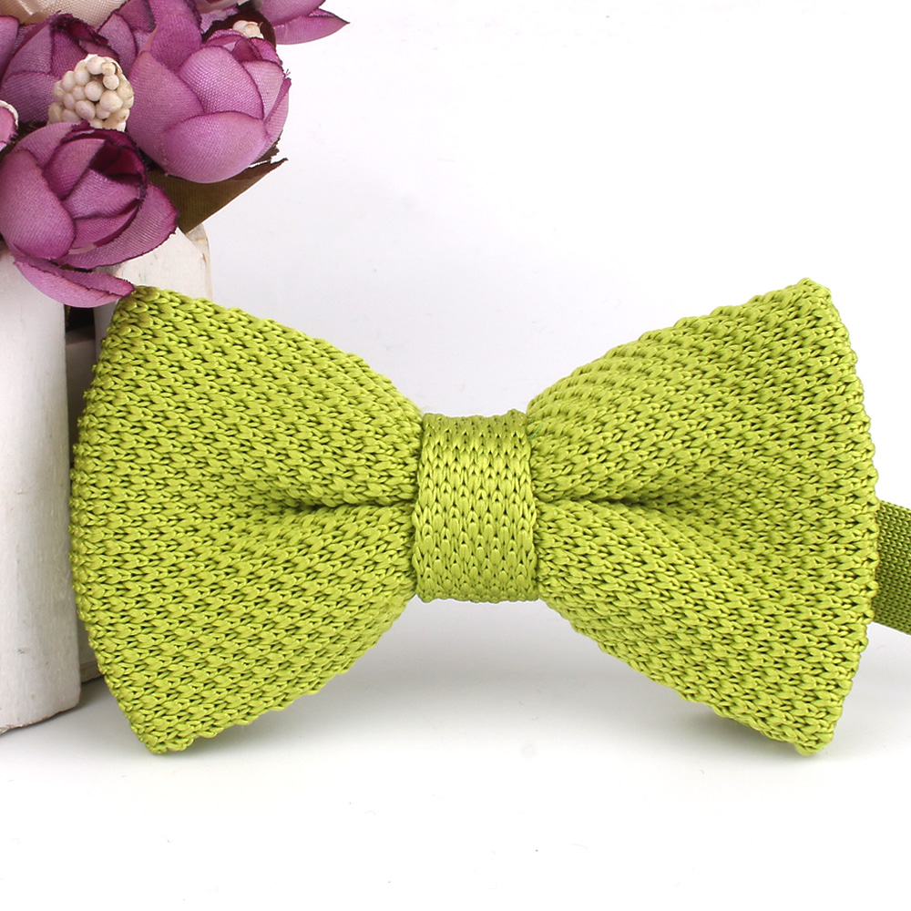 Pajarita de punto sólido para  - Bow Tie Pre Tied reseña y precio