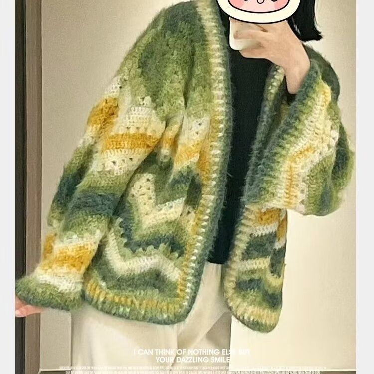 Hilo de lana de mohair degrada - Woven Scarf Blanket reseña y precio