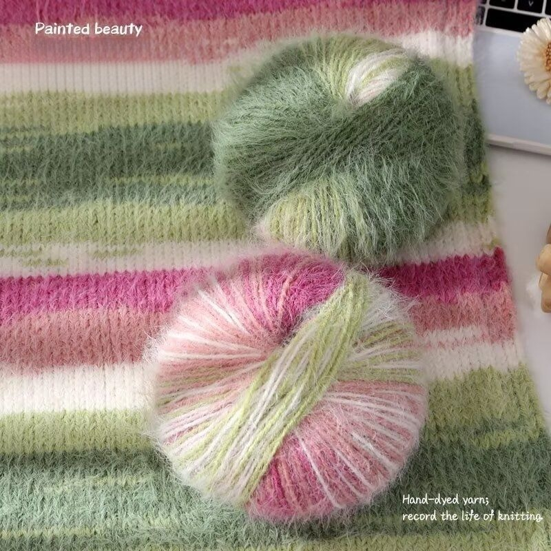 Hilo de lana de mohair degrada - Woven Scarf Blanket reseña y precio