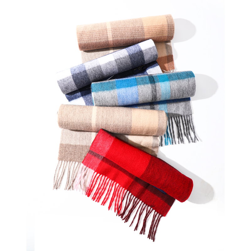 Bufanda de celosía clásica par - Muffler Men Wool reseña y precio
