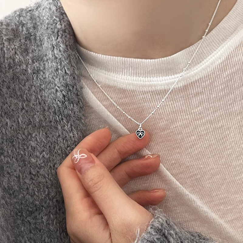 VENTFILLE-collar de corazón de - Tie Clip Silver reseña y precio