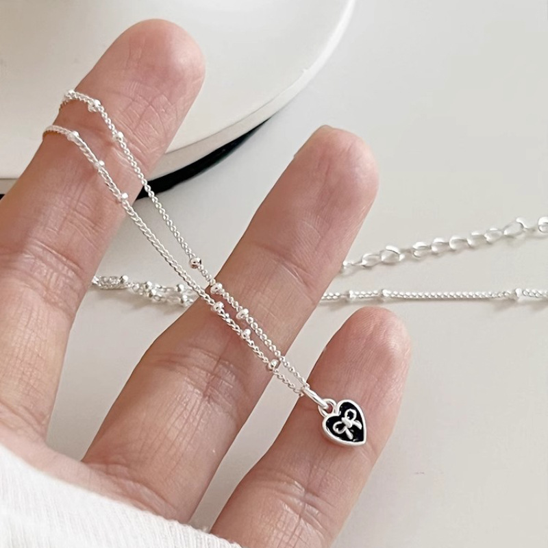 VENTFILLE-collar de corazón de - Tie Clip Silver reseña y precio