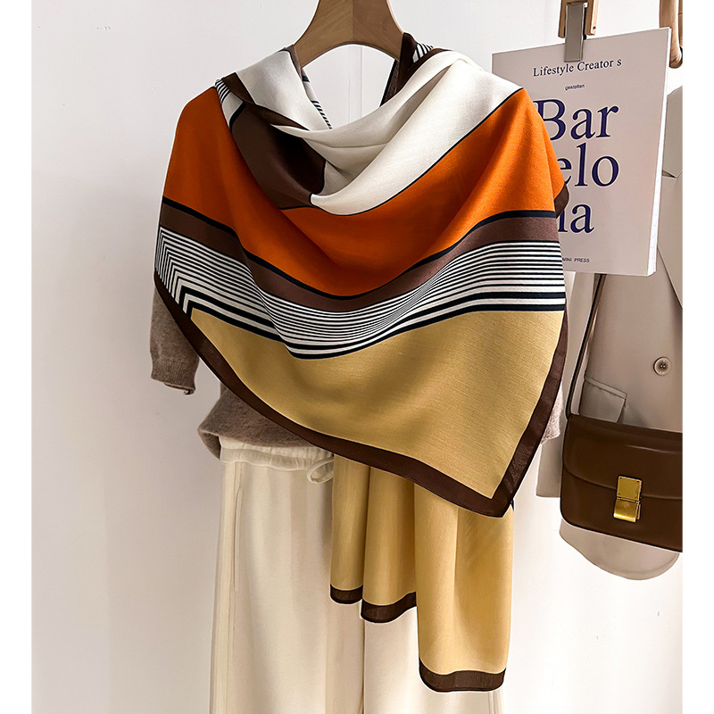 Bufanda de marca de lujo, chal - Pashmina Wrap Large reseña y precio
