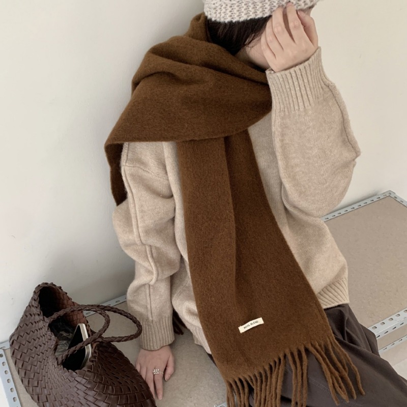 Versión coreana elegante bufan - Muffler Men Wool reseña y precio