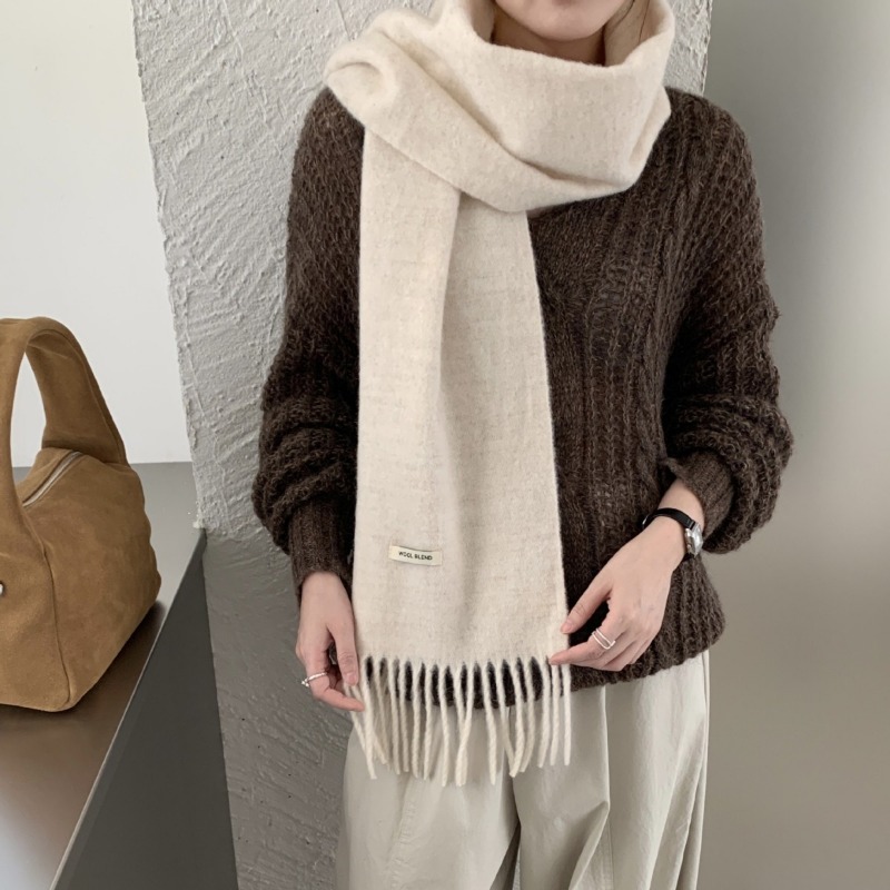 Versión coreana elegante bufan - Muffler Men Wool reseña y precio