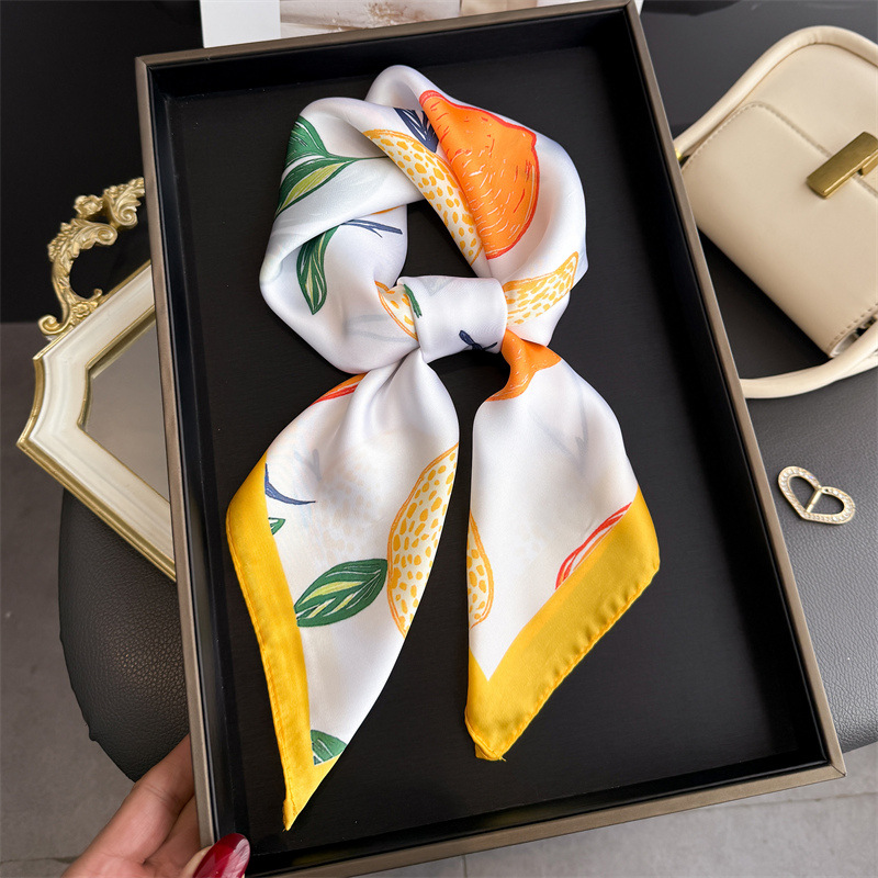 Bufandas cuadradas de seda con - Silk Neck Scarf reseña y precio
