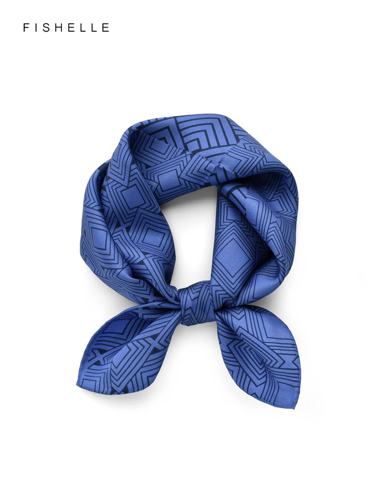 Bufanda de sarga de seda autén - Ascot Neck Scarf reseña y precio