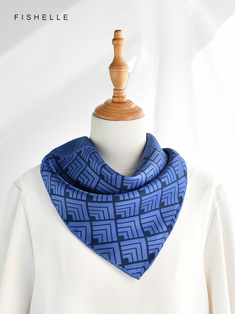 Bufanda de sarga de seda autén - Ascot Neck Scarf reseña y precio