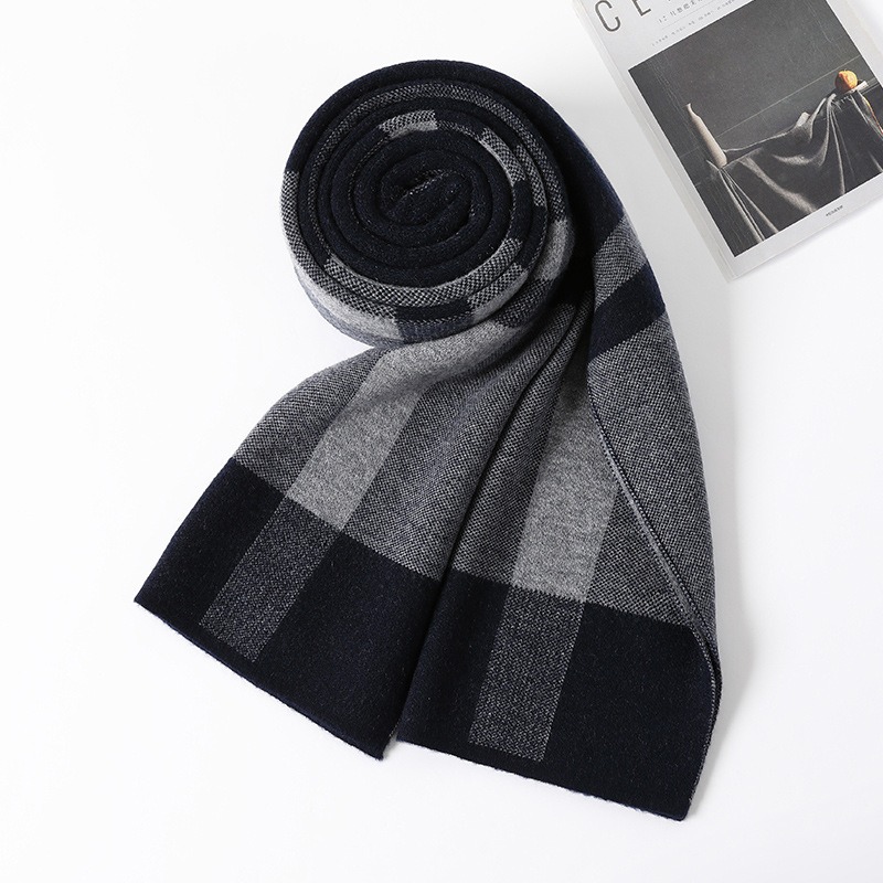 Bufanda de lujo para hombre, b - Muffler Men Wool reseña y precio