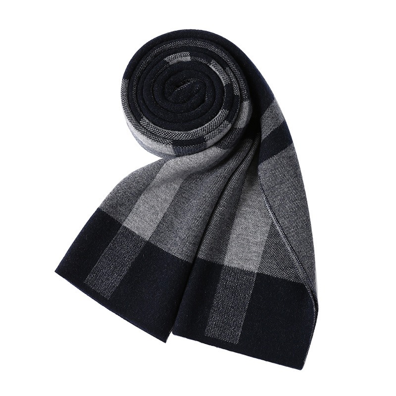 Bufanda de lujo para hombre, b - Muffler Men Wool reseña y precio
