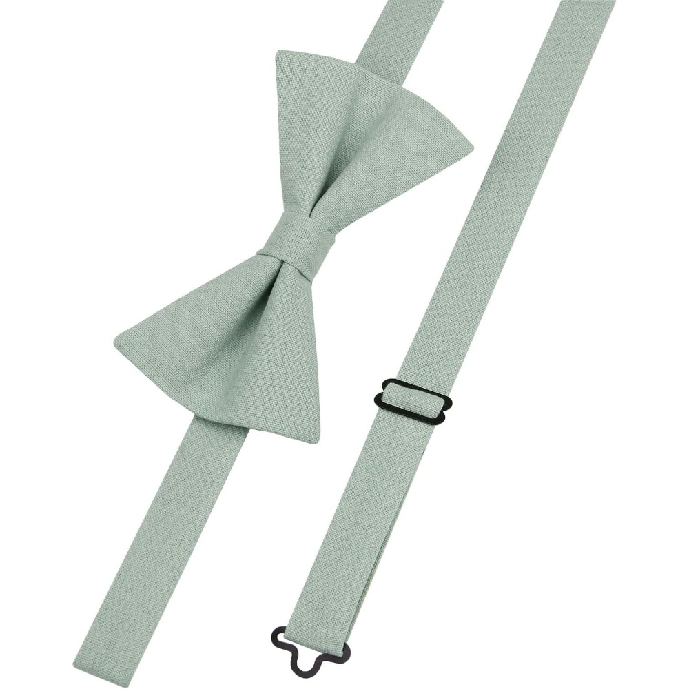 Corbatas de Lazo de Lino y Alg - Bow Tie Pre Tied reseña y precio