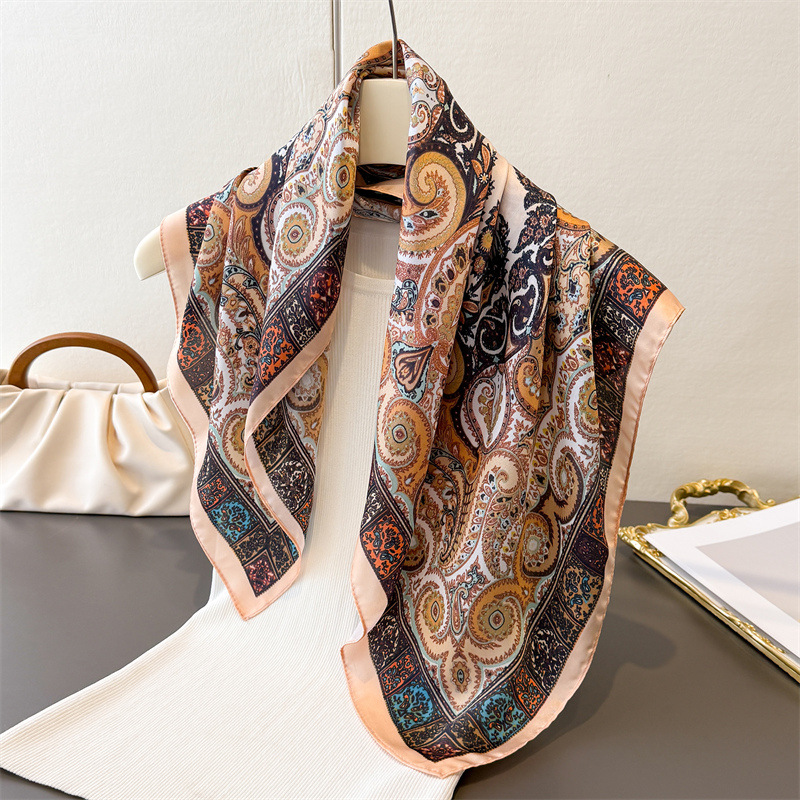 Pañuelo fino de satén vintage  - Face Scarf Mask reseña y precio