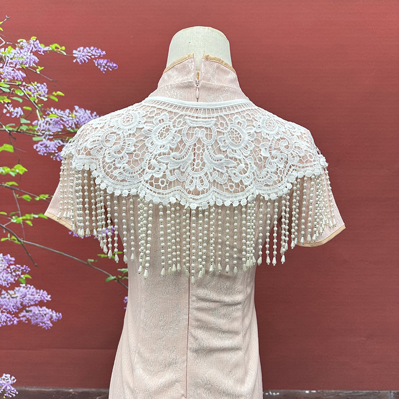 Chal Vintage con Borlas de Per - Stole Wedding Shawl reseña y precio