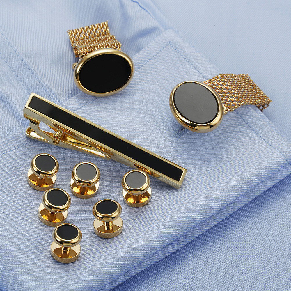 VAGULA nuevo 9 Uds gemelos Cli - Tie Bar Set Gift reseña y precio