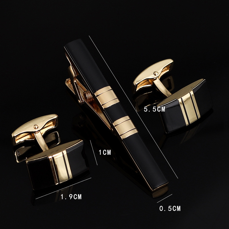 Conjunto de gemelos con Clip p - Tie Bar Set Gift reseña y precio