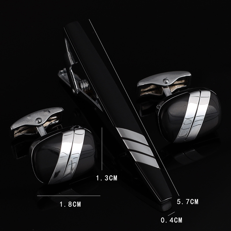 Conjunto de gemelos con Clip p - Tie Bar Set Gift reseña y precio