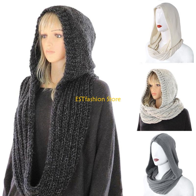 Y5GC Capucha punto invierno pa - Infinity Scarf Knit reseña y precio