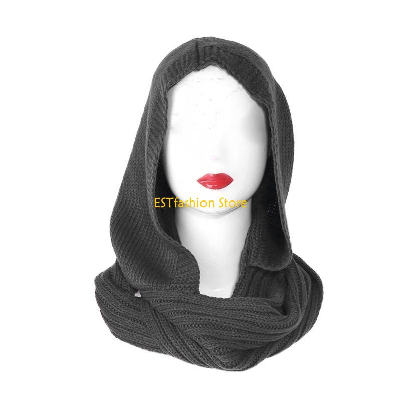 Y5GC Capucha punto invierno pa - Infinity Scarf Knit reseña y precio