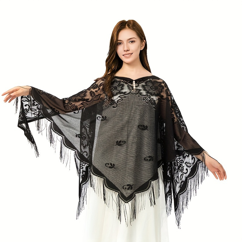 Bufanda de encaje bordado para - Stole Wedding Shawl reseña y precio