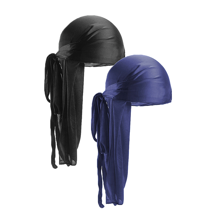 2 uds. Durags de satén sedoso  - Bandana Doo Rag reseña y precio