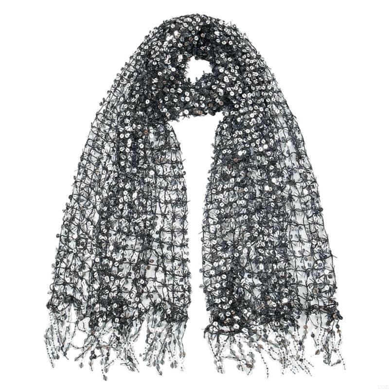 Y3NE-chal boda con lentejuelas - Stole Wedding Shawl reseña y precio
