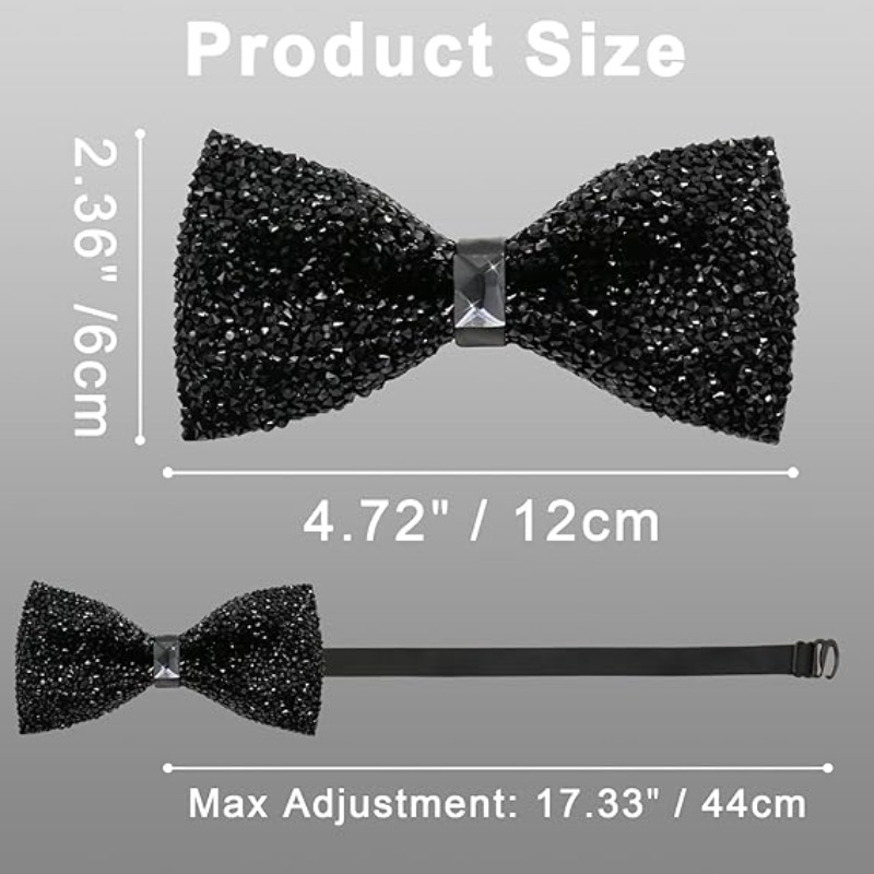 Corbatas de Moño con Pedrería  - Bow Tie Pre Tied reseña y precio