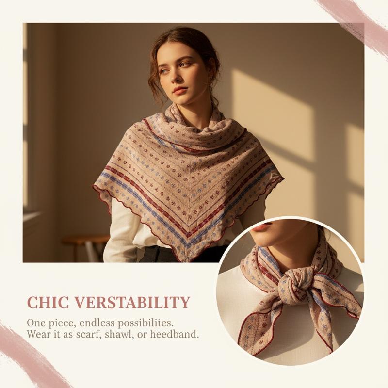 Pañuelo Triangular de Algodón  - Bandana Cotton reseña y precio