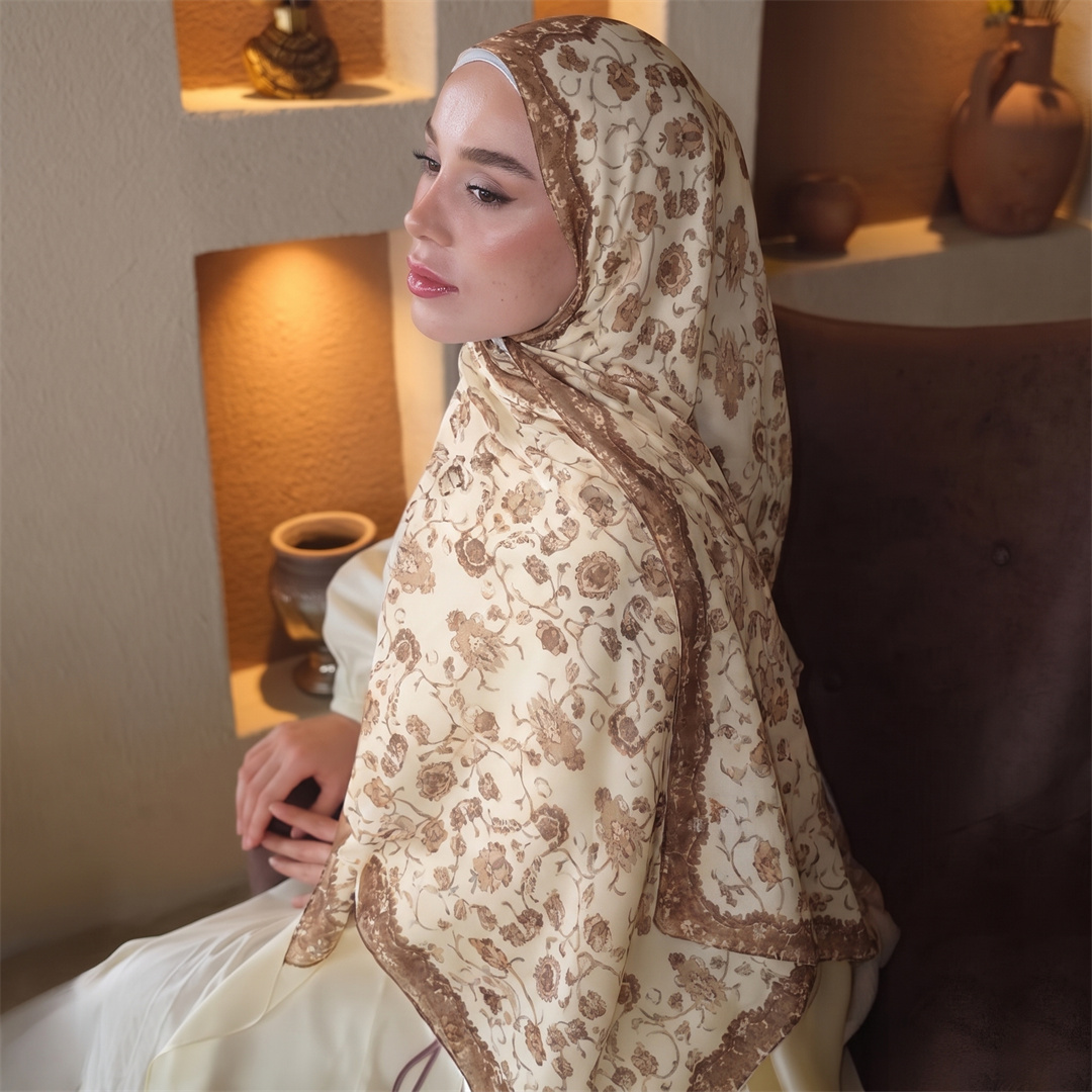 Hiyab con Estampado Floral Vin - Head Wrap Turban reseña y precio