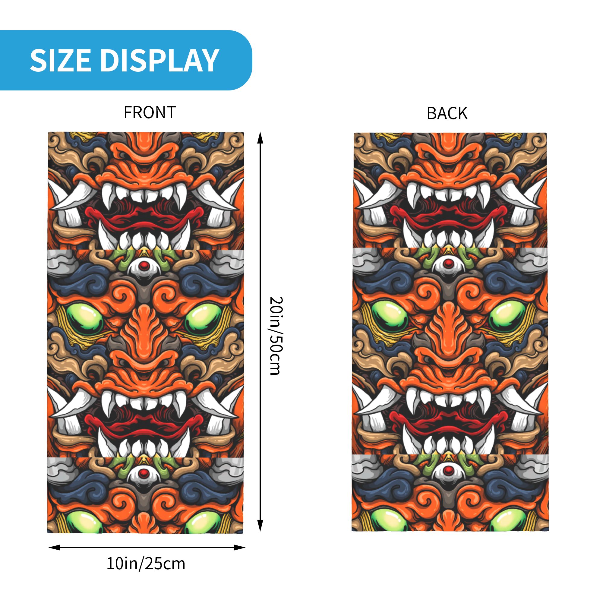Personalizado Samurai Demon On - Neck Warmer Tube reseña y precio