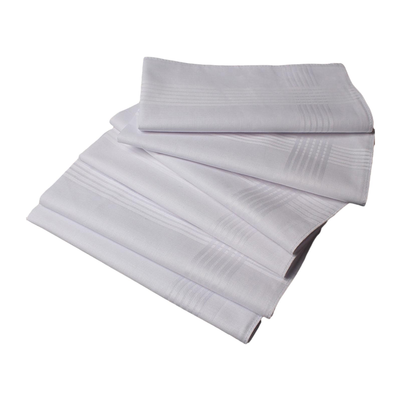 Juego de 6 pañuelos de bolsill - Handkerchief Cotton Men reseña y precio