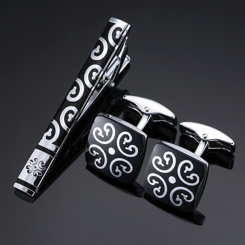 Gemelos de alta calidad, clip  - Tie Bar Set Gift reseña y precio