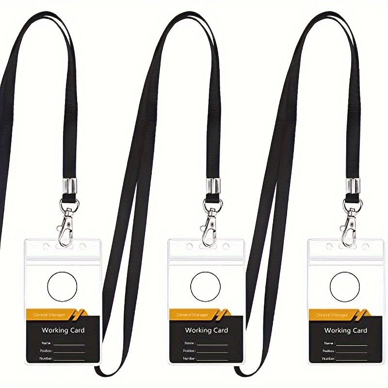 Portatarjetas transparente imp - Lanyard Badge Holder reseña y precio
