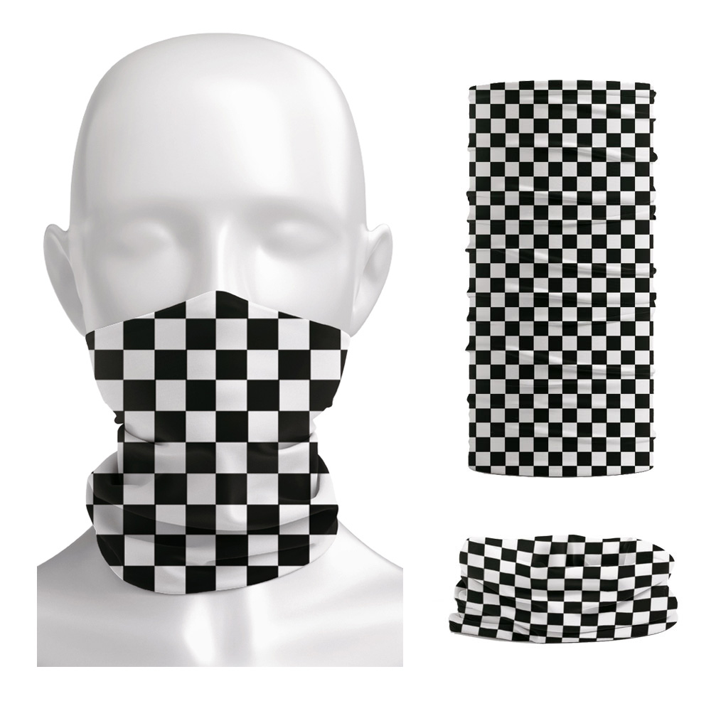 Diadema estampada a cuadros Sk - Neck Warmer Tube reseña y precio